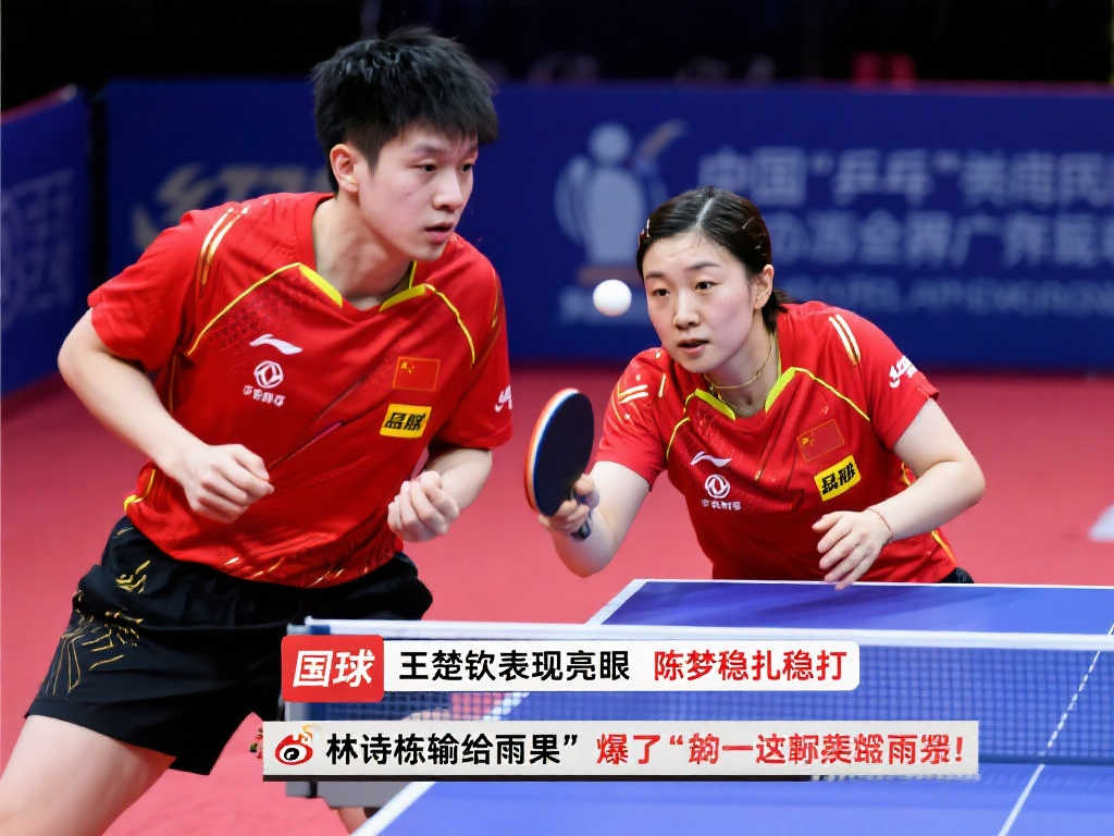 国乒霸榜微博热搜前五，林诗栋不敌雨果引发热议！
